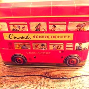 Double Decker. Churchills Vintage Bus Coin Container size OS